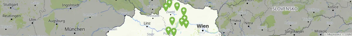 Kartenansicht für Apotheken-Notdienste in der Nähe von Grafenschlag (Zwettl, Niederösterreich)